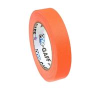 Pro Tapes Pro Gaff ruban adhésif 24mm x 22.8m - Orange fluorescent + Garantie 5 Ans