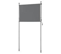 pro.tec Store extérieur Cimarra 120 x 270 cm Store balcon vertical avec manivelle Protection visuelle -