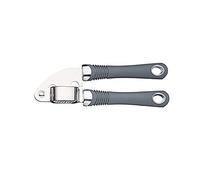 PRO-TOOLS & SOFT GRIP TOOLS KitchenCraft - Presse-Ail Professionnel avec Poignées Confortables, Acier Inoxydable, 18,5 cm