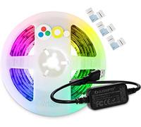 PRO ZigBee USB RGBCCT Contrôleur et 2M Ruban LED, USB LED Etanche Strip Lights, Bande de Rétroéclairage TV LED, Dimmable 16M RGB Couleurs et Double Blanc compatible avec Pont de H ue