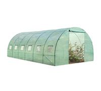 Probache - Serre Tunnel de Jardin 18m² Verte Gamme maraîchère CRIMÉE 6x3m
