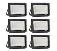Probapro 500W Projecteur LED Extérieur 6000K Blanc Froid 6 Pièces | 50000LM Eclairage Exterieur, IP65 Étanche Lampe, Super Lumineux Spot de Sécurité pour Jardin, Garage et Cour