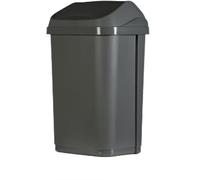 Probbax Poubelle ECO à Couvercle Basculant Matériau 100% Recyclé