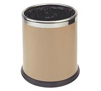 Probbax WB-1051-BEI-A - Lot de 4 Poubelles Beige à Double Paroi 10L