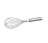 Probus - 670212 Fouet ergonomique en acier inoxydable, manche arrondi, lavable au lave-vaisselle, 32 cm, Argenté