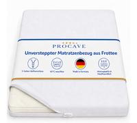 PROCAVE Housse de Matelas en Tissu éponge Non matelassé 70 x 200 cm - Hauteur du Matelas 23-28 cm - Protège-Matelas