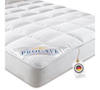 PROCAVE mICRO cOMFORT Housse sur-matelas avec une forme parfaitement ajustée, blanc, 160 x 200 cm