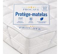 PROCAVE MICRO-COMFORT protège-matelas disponible dans des tailles différentes | fabriqué en Allemagne | Couvre-matelas en microfibre-polyester | technologie Soft Touch | convient également pour les lits boxspring et les matelas à eau | 160x200 cm