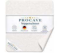 PROCAVE protège-sommier pour Le sommier à Lattes en différentes Tailles - Made in Germany | Matelas et protège-Matelas 180x220 cm | Respirant, antidérapant et Lavable
