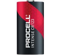10 Piles CR123 Duracell Procell Intense Lithium 3V