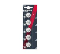 Procell Lot de 5 piles bouton au lithium CR2025 3 V Intense
