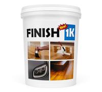 PROCHIMA - FINISH 1K mat, transparent, format de 1 kg, finition acrylique à l'eau COV zéro, protection des sols en résine, idéal pour l'intérieur et l'extérieur civils et commerciaux