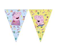 Procos 1 guirlande fanions Peppa pig multicolore taille unique