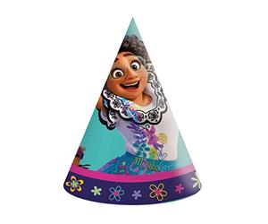 PROCOS 6 Chapeaux de fête en Carton Encanto - Multicolore