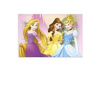 Procos 85004 - Nappe en Plastique - thème Disney Princess Dreaming (120 x 180 cm), Rose
