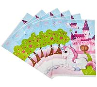 Procos 85721 Lot de 6 sacs de fête d'anniversaire - Motifs licorne Multicolore