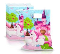 Procos 85721 Lot de 6 sacs de fête d'anniversaire - Motifs licorne Multicolore
