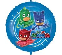 Procos 93037 93037 Ballon gonflable PJ Masks Taille 46 cm Hélium Air Décoration Anniversaire Fête Multicolore
