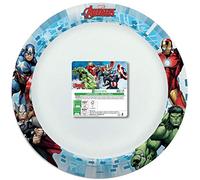 Procos 93173 Lot de 8 assiettes jetables en carton Motif Mighty Avengers Diamètre 24 cm