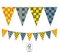 Procos Bannière Harry Potter 93377 – FSC® Mix – 9 fanions décoration anniversaire enfant