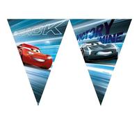 Procos Bannière Disney Cars FSC® Mix Décoration à Suspendre Guirlande Anniversaire Fête à Thème 2,3 m