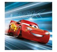 Procos Serviettes en papier Disney Cars – Lot de 20, double épaisseur 33 x 33 cm