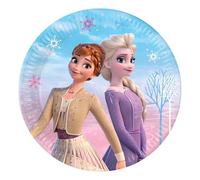 Procos Assiettes jetables en carton Motif Frozen 2 Wind Spirit FSC® 23 cm Lot de 8