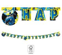 Procos Guirlande d'anniversaire Batman - 2 mètres de Long - Décoration - 93359