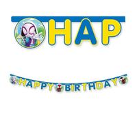Procos Guirlande Happy Birthday Spidey et Ses Amis - Multicolore