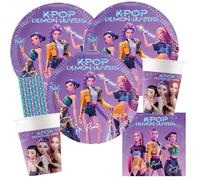 Procos Kit de fête Kpop Demon Hunters pour 8 enfants