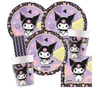 Procos Kit de fête Kuromi Pop Art pour 8 enfants