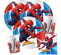 Procos Kit de fête Spiderman Super Hero pour 8 enfants