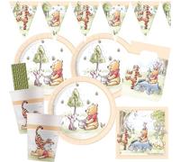 Procos Kit de fête Winnie l'ourson avec fanions pour 8 enfants