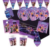 Procos KPop Demon Hunters Kit de fête 52 pièces pour 6 à 8 enfants