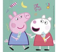 Procos Lot de 20 serviettes en papier Peppa Pig 33x33 cm multicolore taille unique 91034