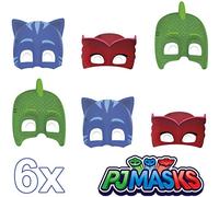Procos Lot de 6 masques Pyjamasques