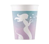 Procos Lot de 8 gobelets carton 25cl Sirène