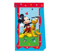 Procos - Party Loot Bags Disney Mickey Rock The House Lot de 6 sacs cadeaux Caramel, 94061