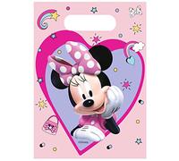 Procos - Party Loot Bags Disney Minnie Junior sachets cadeau Caramel, 6 pièces, 35077