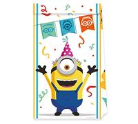 Procos - Party Loot Bags Minions Rise of Grue Sacs Cadeaux Bonbons 6 Pièces, PR94099