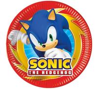 Procos Sonic The Hedgehog Lot de 8 assiettes 20 cm