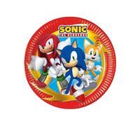 Procos Sonic The Hedgehog Lot de 8 assiettes 23 cm