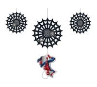 Procos Spiderman FSC® Mix Lot de 3 décorations à suspendre pour anniversaire, fête à thème