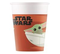 Procos Star Wars 93481 Lot de 8 gobelets jetables en papier Motif mandalorien 200 ml