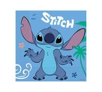 Procos Stitch Lot de 52 serviettes en papier 2 plis 2 plis 16 assiettes 23 cm 16 tasses 200 ml