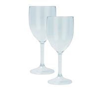 Procos - Verre réutilisable 2 pièces, pour fête ou fête dans le jardin, Bleu Transparent