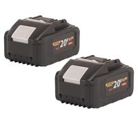 Procraft 2x 20/8 batterie 20 V 8,0 Ah / 8000 mAh Li-ion avec indicateur de charge
