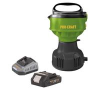 Procraft CPN22bb Pompe flottante à batterie 20 V 3200 l/h + 1x batterie 2,0 Ah + chargeur