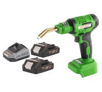 Procraft CS40-bb Soudeuse de plastique sans fil 20 V 600 °C 0,7 - 1,1 A + 2x batterie 2,0 Ah + chargeur + coffret