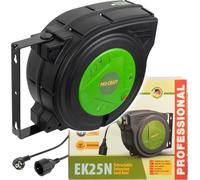 Procraft EK25N Câble de rallonge auto-rétractable 25 m